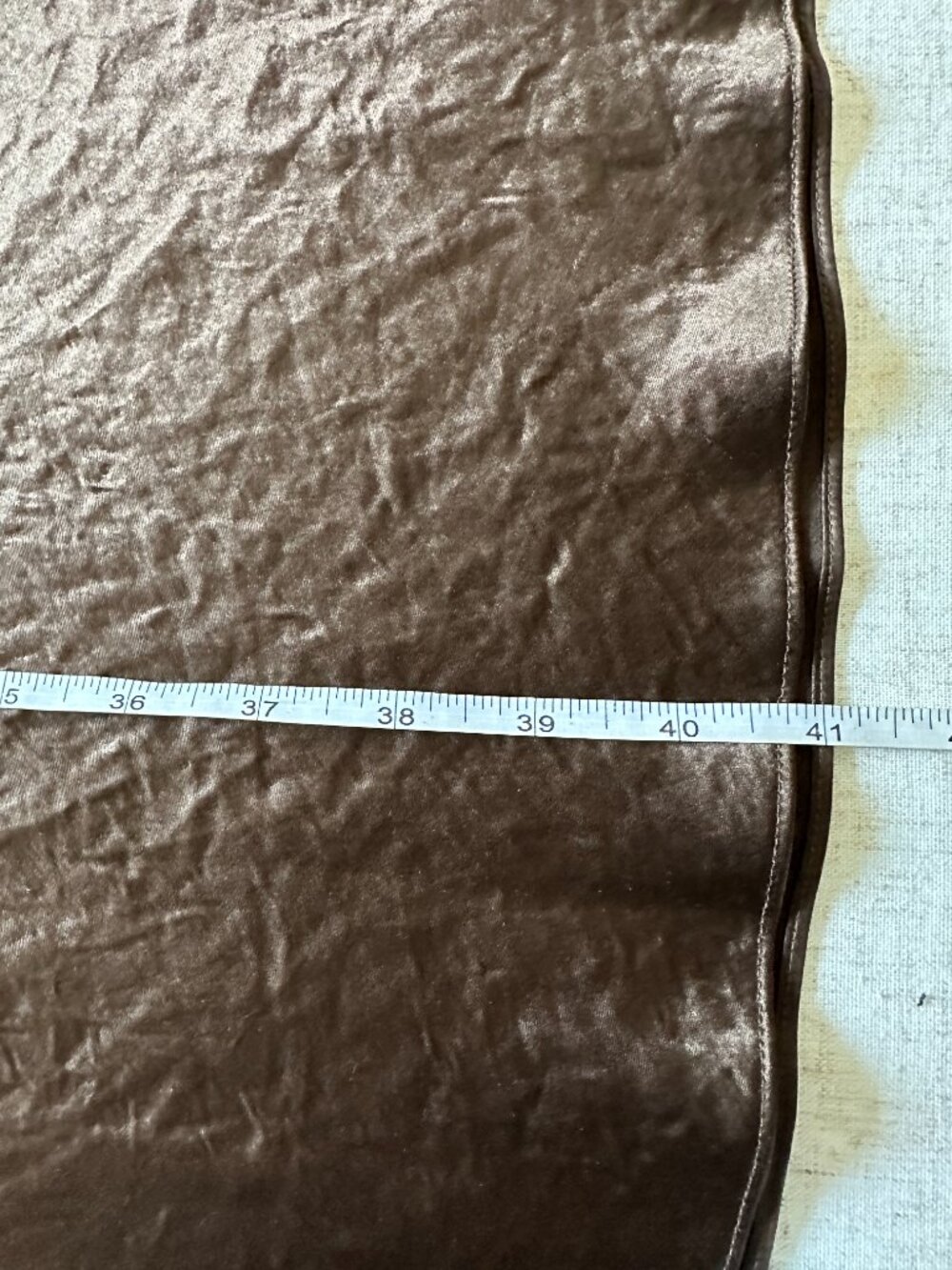 Vince Satin Bias Maxi Slip Dress Chocolate Brown Crinkled Naia Acetate S - Picture 7 of 7